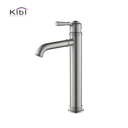 Kibi Victorian Single Handle Bathroom Vessel Sink Faucet KBF1013BN